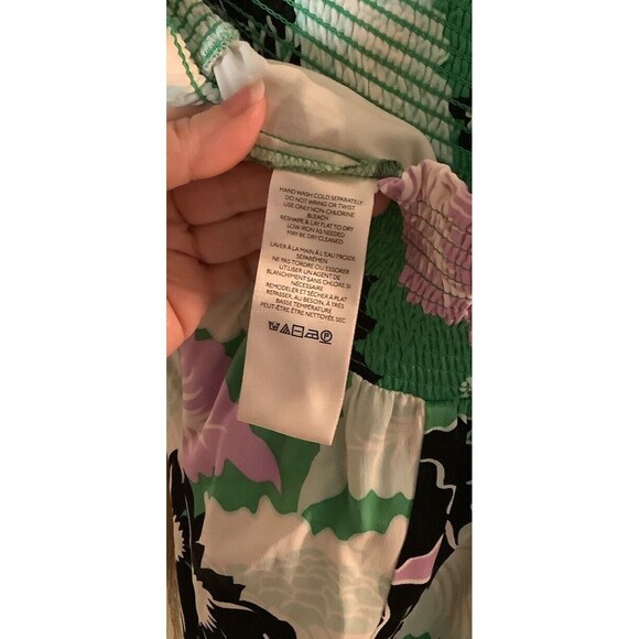 Anthropologie The Saria Smocked Wide-Leg Pants by Maeve Size Small - Picture 6 of 7